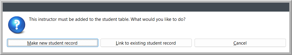 Add Name or Link Existing Name Option