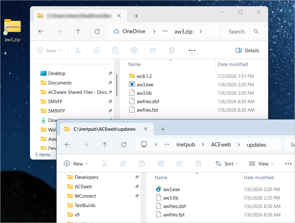 Copy Update Files