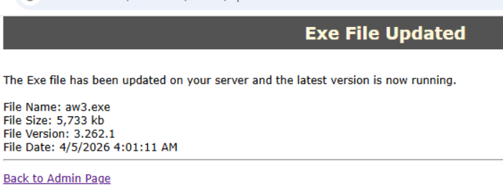 Exe File Updated