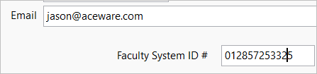 Paste Faculty System ID