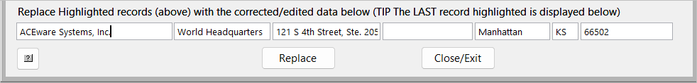 Enter Field Information