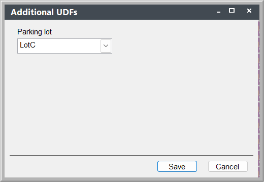 Additional UDFs Fields