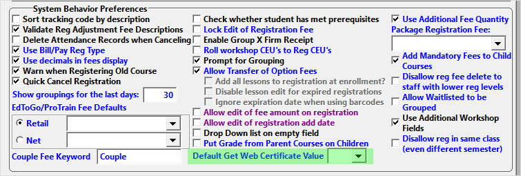 Register Preference