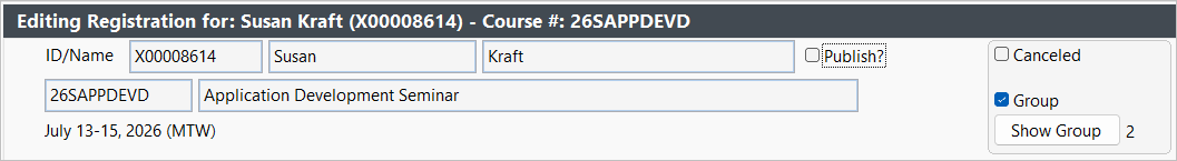Group Checkbox
