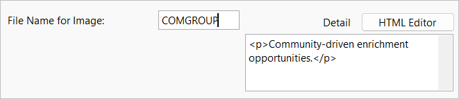 Grouping Code Image