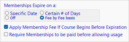 Membership Preferences