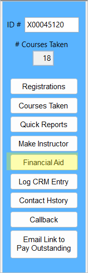 Names Financial Aid button