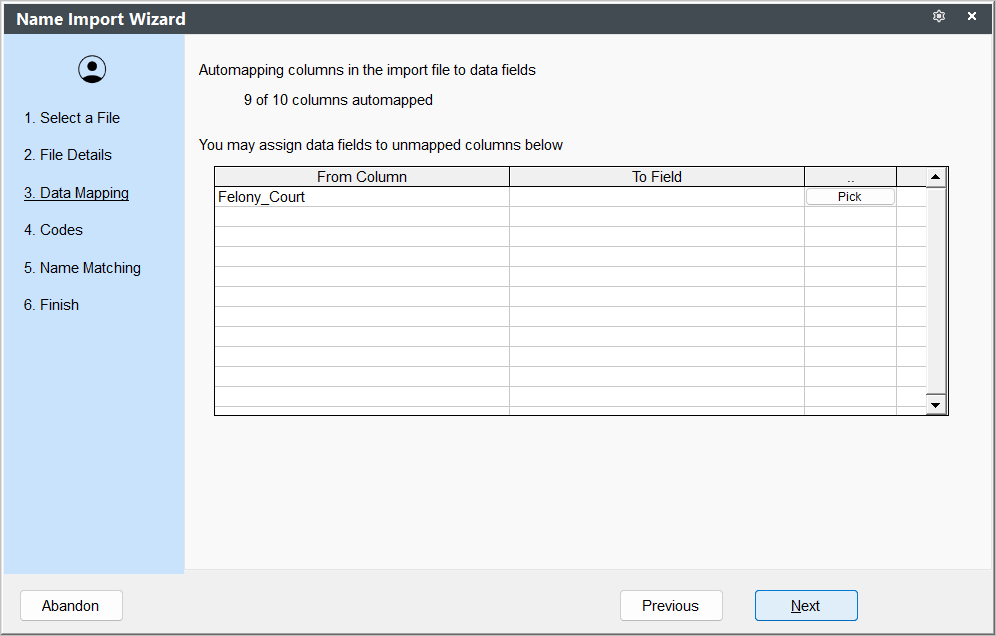 Data Mapping