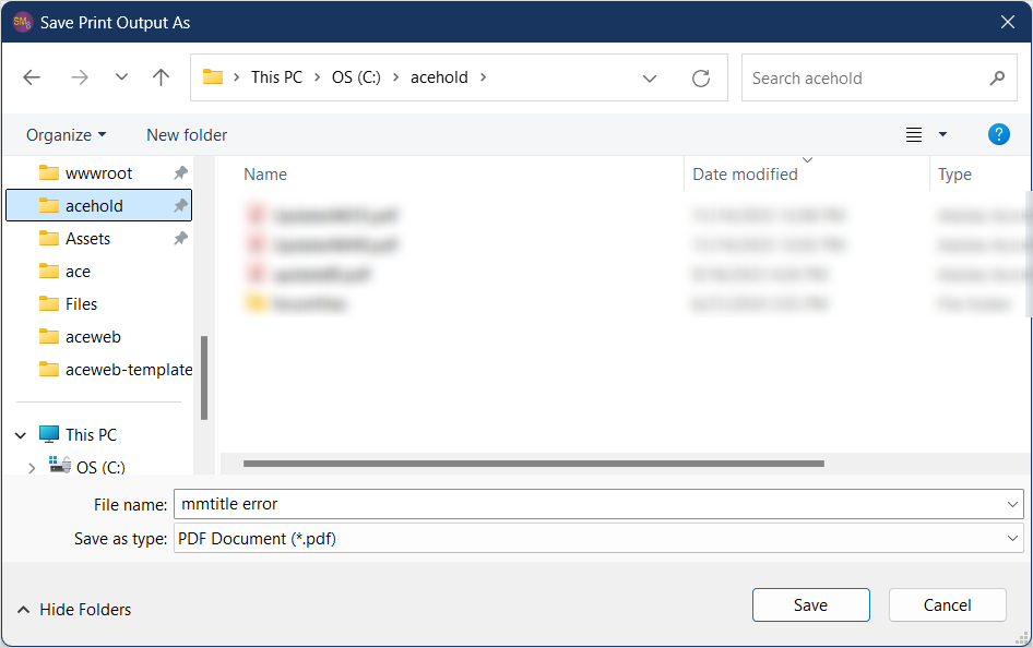 ACEware Error Handler Messages ACEware Help Center ACEware Error Handler Messages ACEware Help Center