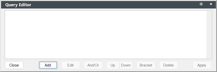 Query Screen