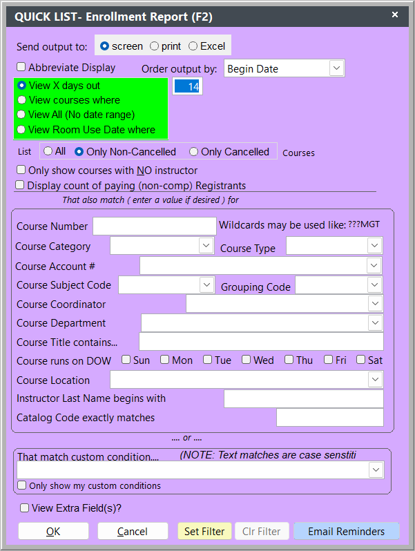 F2 Enrollment Counts