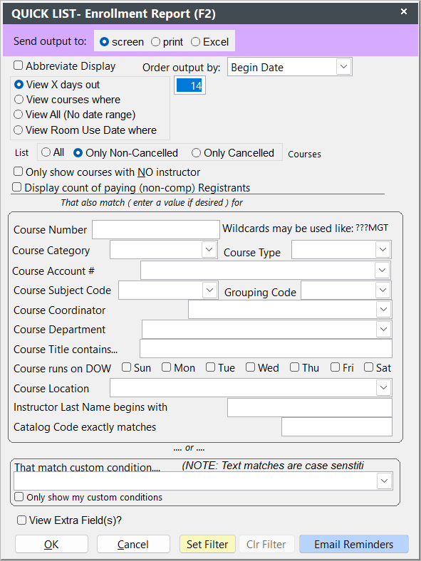 F2 Enrollment Counts