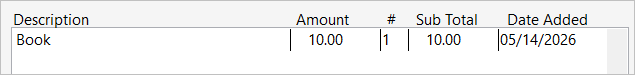 Charge Added