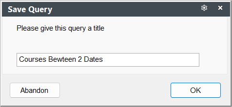 Query Condition