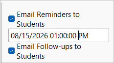 Schedule Course Reminder