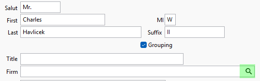 Search Field List