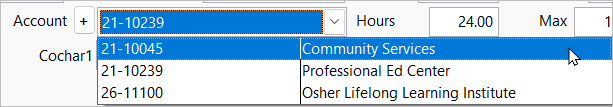 Code Select List