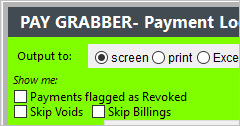 Payments Flagged as Revoked Option