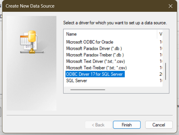 Create a new data source