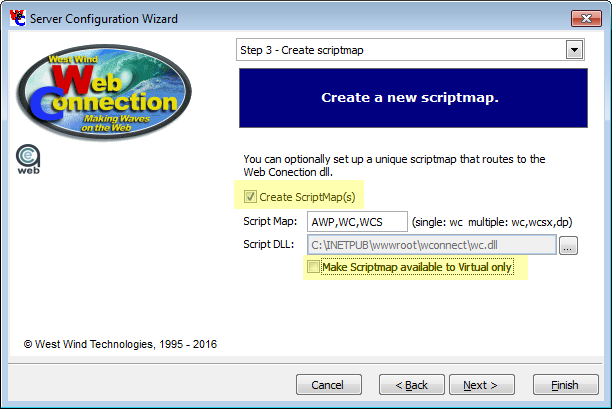 Step 3: Create Script Maps