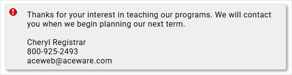Submission Email