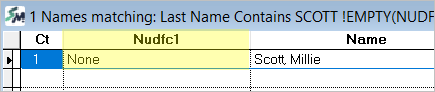 List with Extra Fields